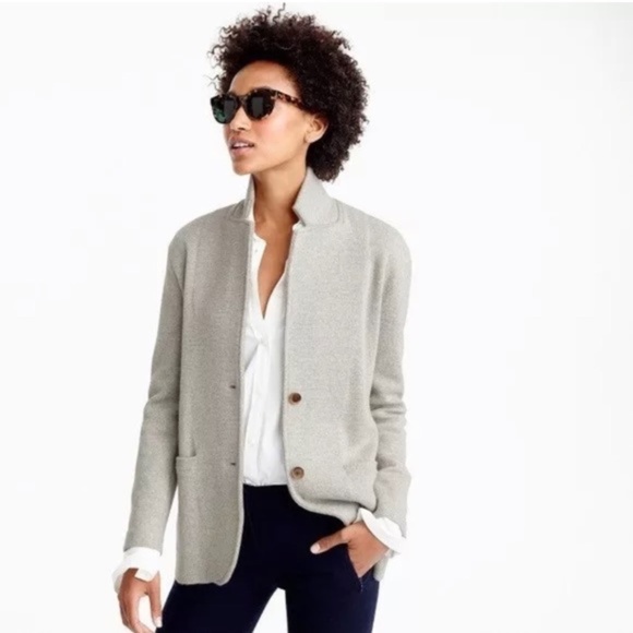 J. Crew Jackets & Blazers - J. Crew Merino Wool Sweater Blazer